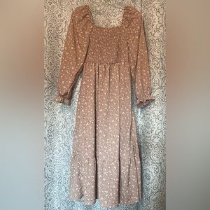 Light Pink Floral Dress